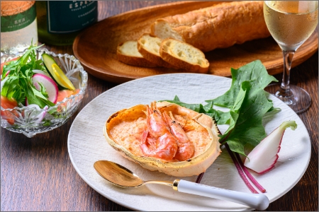カニ屋が作る海のグラタン 甘エビ 5個セット