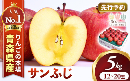 青森県産りんご サンふじ 約5kg 2027年1月下旬～ りんご