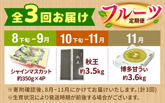 フルーツ 果物 くだもの シャインマスカット 柿 かき キウイ 定期便 旬