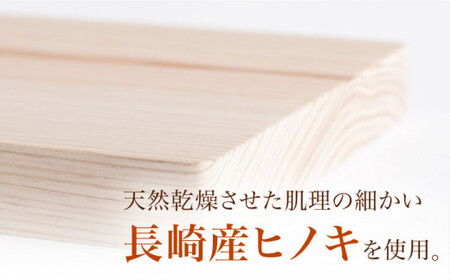 【長崎デザインアワード2021銀賞受賞】ヒノキのまな板 卓上正方形＜吉永製作所＞ [CDW008]