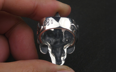 阿修羅 ring リング ｜ 指輪 シルバーリング シルバー シルバー925 スカル ハンドメイド 手作り ゆびわ りんぐ アクセサリー 925 選べる サイズ ジュエリー アクセ ファッション 人気