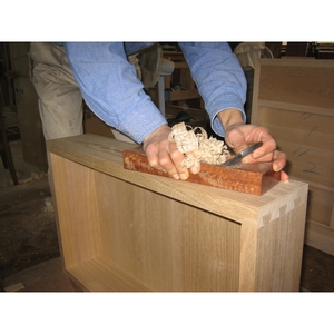 【総桐まな板（中）】約44cm×29cm　厚み2cm　大阪泉州岸和田の桐たんす工房からお届けします