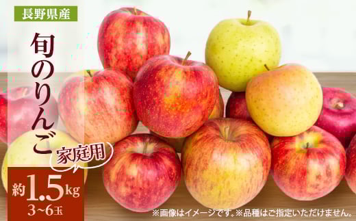 
            ＜2025年発送＞家庭用　長野県北信州のりんご　約1.5kg(3～6玉)おまかせ1品種_ りんご 林檎 果物 フルーツ くだもの 人気 おすすめ 送料無料 産地直送 長野 信州 家庭用 【1575373】
          