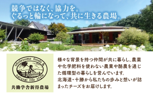 新得農場 チーズ3点セット | 共働学舎新得農場 [BNAR029] チーズ ちーず ti-zu チーズセット セット ラクレット 熟成 食べ比べ 詰め合わせ 北海道チーズ 国産チーズ ナチュラルチーズ 国産 北海道産 十勝 北海道