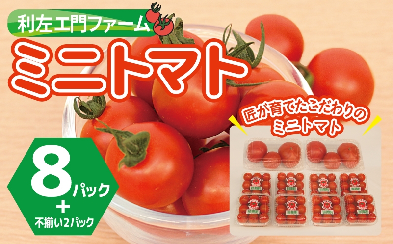 
                  【スピード発送】泉州産 新鮮ミニトマト 8パック+不揃いトマト2パック【産地直送 とまと 泉州野菜 シェア おすそ分け 新鮮 やさい トマト みにとまと 甘い】
                