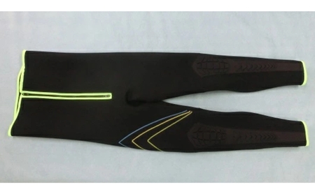 【泉フィルター株式会社】鮎タイツ20 II（黒×蛍光緑） M