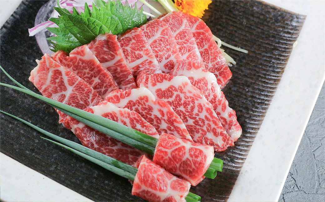 
特上トロ 馬刺し スライス 約 200g （約 100g ×2） 熊本 馬肉 馬 馬刺 冷凍
