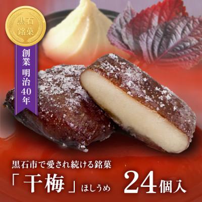ふるさと納税 黒石市 【黒石銘菓】干梅　24個入