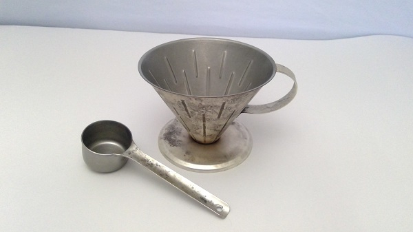 
コーヒードリッパー & メジャーカップ ANTIQUE SILVER FC088004
