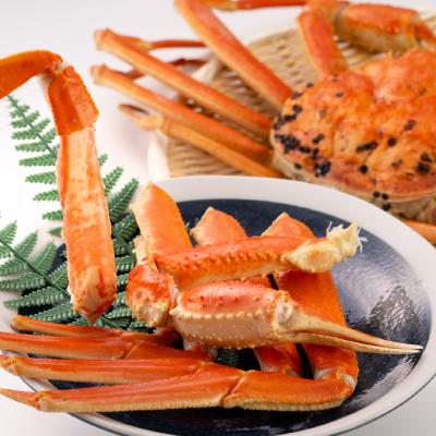 ふるさと納税 智頭町 鳥取県産　厳選!ボイル足折松葉ガニ中1枚(600〜700gサイズ) |  | 01