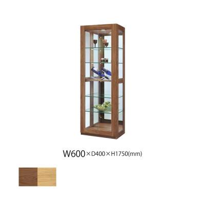 ふるさと納税 大川市 無垢リビング家具アレーグリ(ショーケース・コレクションボード・キュリオ)60cm【選べるカラー2色】