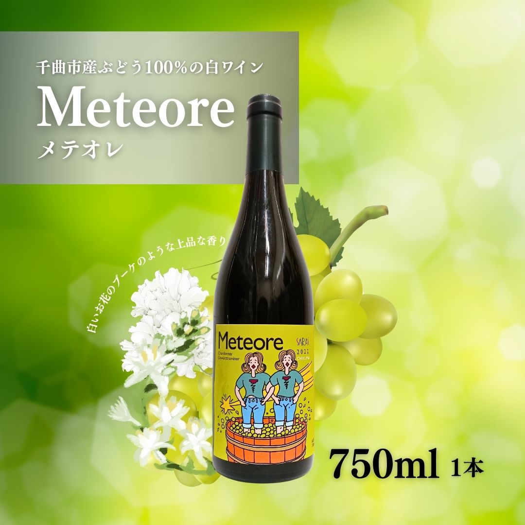 【ふるさと納税】白ワイン＜メテオレ＞ 750ml × 1本| 信州 長野 千曲市 送料無料