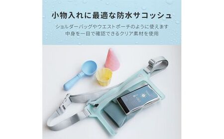 Owltech えび～にゃ印刷モデル 止水ファスナー採用 IPX8取得 防水サコッシュ EBN-WPBAG09-BKBK【 防水サコッシュ 神奈川県 海老名市 】