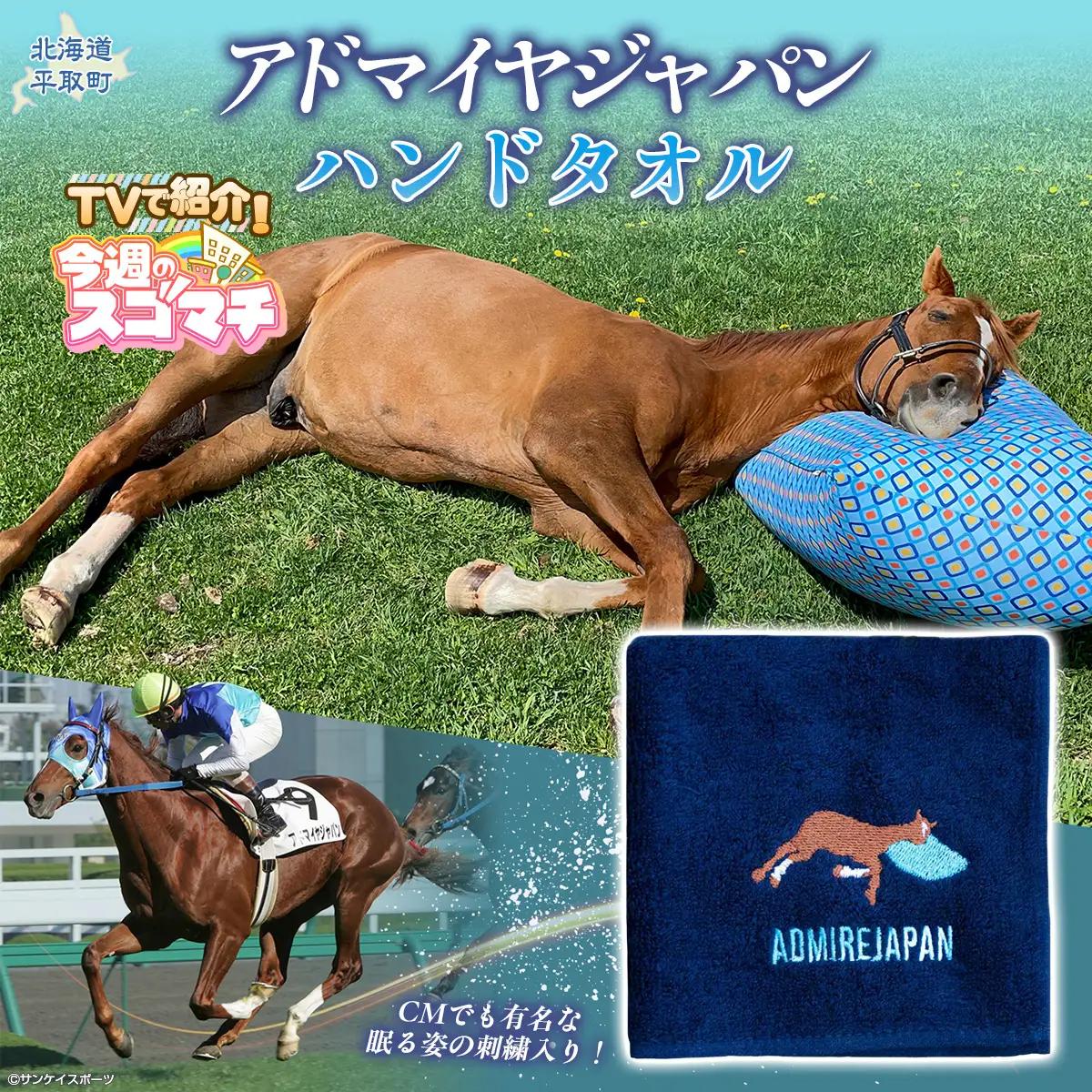 【TVで紹介！ 】【アドマイヤジャパン×Yogibo】ハンドタオル BRTV041