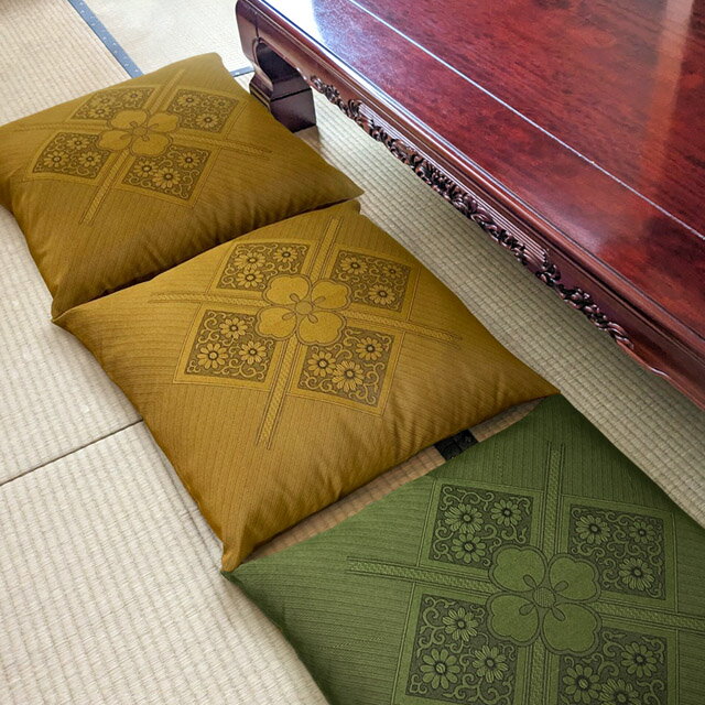 【ふるさと納税】G0699 八端判　5枚組　座布団カバー　フクレ織ざぶとんカバー ザブトンカバー ザブカバー 仏壇 仏間 お寺さん お盆 お彼岸 和室 和風 上等 上質 贅沢 父の日 母の日 敬老の日 国産 洗える 替えカバー クッションカバー 法事 法要 来客用 自宅用 和柄 和調