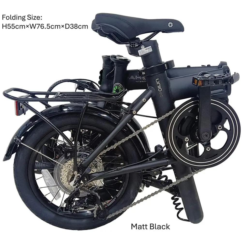 DAHON Unio e16 Slate Blue 送料無料 全国配送離島含│自転車 完成品 組み立て不要 電動アシスト折りたたみ自転車  武田産業