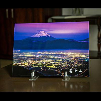 ふるさと納税 山梨県 富士山アクリルパネル　A4　冬 |  | 01
