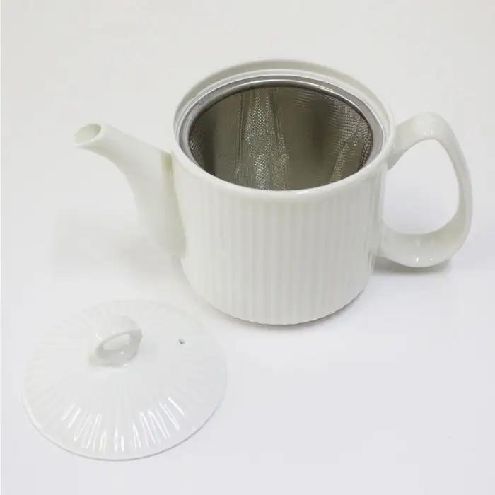 【波佐見焼】KEMIシリーズ《ホワイト》ティーポット マグカップ 3点セット 食器 皿 【陶芸ゆたか】 [VA60]  波佐見焼