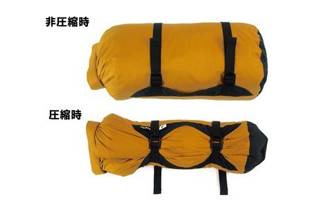 oxtos 透湿防水 コンプレッションドライバッグ 4L 【マスタード】 バッグ 【 バッグ 】