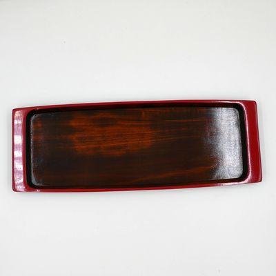 ふるさと納税 三木町 【香川漆器】長角トレー　栃　面朱　尺3 |  | 02