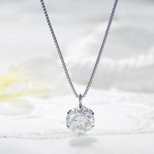 Pt　ダイヤ1ct　ペンダント　323564