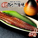 【ふるさと納税】活〆 あなご 蒲焼 8尾セット（ 約700g ） | あなご 穴子 蒲焼き かばやき 冷凍 どんぶり お取り寄せ 和歌山県 有田川町 タレ ランキング 人気　特産品 お取り寄せ グルメ プレゼント ギフト 食べ物 高級 食品 誕生日