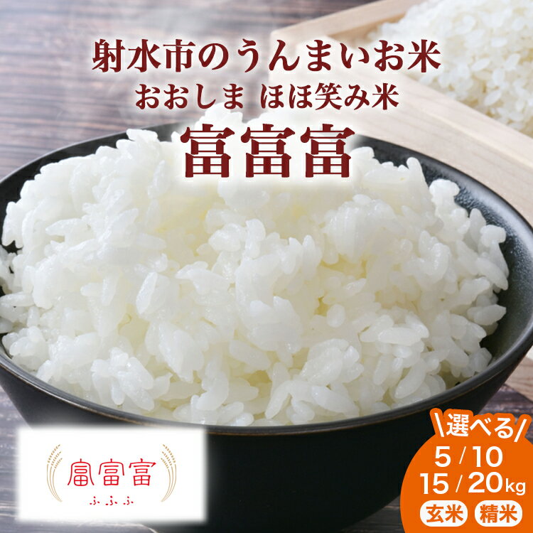 【ふるさと納税】【R7年度産米 新米予約】＼選べる種類・内容量／総理大臣賞受賞 人気のブランド米「富富富」5kg～20kg【精米】【玄米】｜お米 先行予約 令和7年産米 ブランド米 銘柄米 こめ 5キロ 10kg 10キロ 15kg 15キロ 20キロ 白米 送料無料 富山県産 射水市産