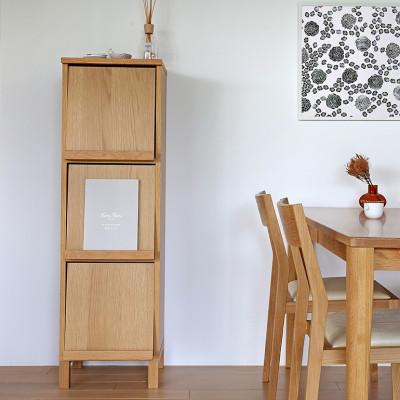 ふるさと納税 筑後市 本棚  レッチェ 40マガジンレコードラック オーク【10年保証】【高野木工】 |  | 01