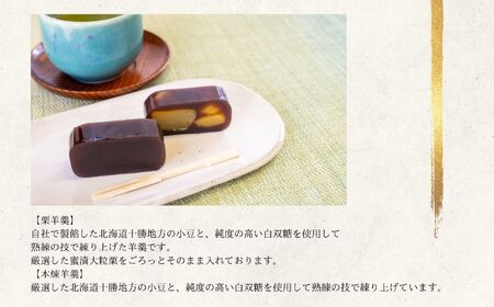 創業嘉永六年 玉家玉振堂の栗羊羹と本煉羊羹（2本入）【玉家玉振堂】