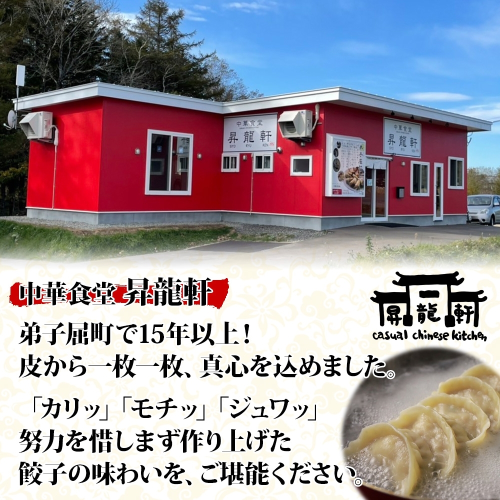 1810. よだれ餃子 10個入 2パック 計20個 餃子 ぎょうざ ギョウザ ギョーザ 生餃子 冷凍 中華 豚 肉 野菜 厚皮 焼き 惣菜 おかず 昇龍軒 送料無料 北海道 弟子屈町 8000円_イ