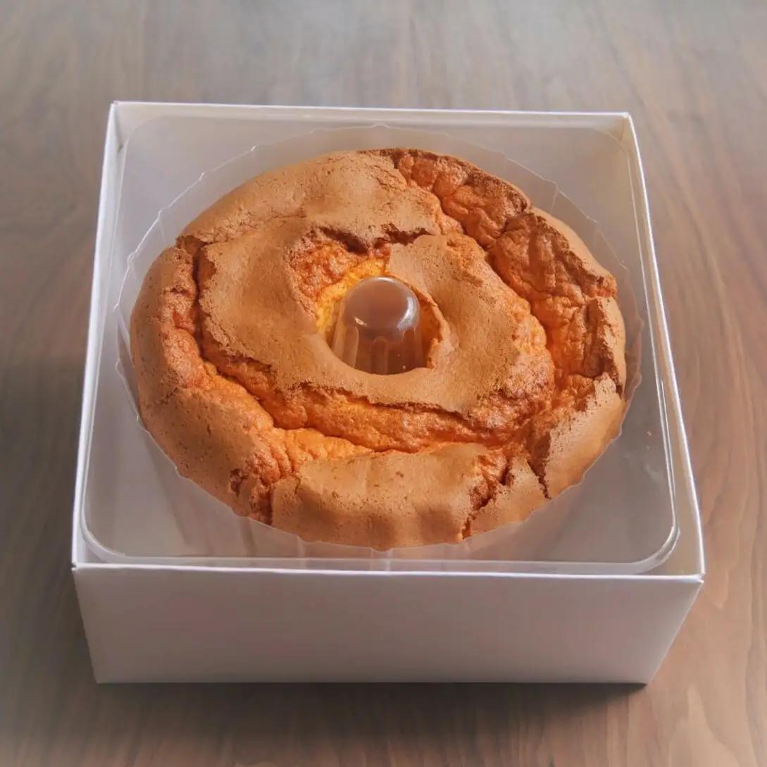 人気の しっとり ふわふわ ビオ・シフォンケーキ ホール  [オレンジ]【ひみつのひとさじ】