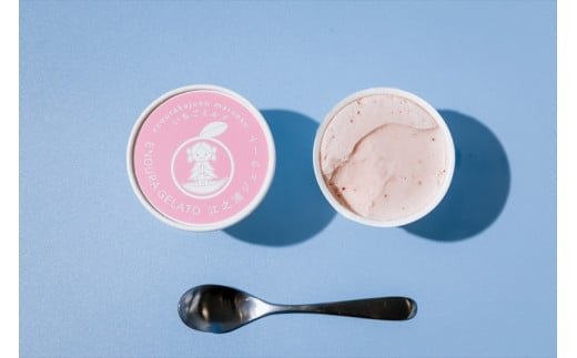 【定期便 12回】 小田原産江之浦ジェラート６種（みかん、湘南ゴールド、ブルーベリーミルク、いちごミルク、キウイヨーグルト、甘夏ヨーグルト）120mlカップ各２個合計１２個