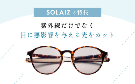 サングラス SOLAIZ UVカット サングラス SLD-002 HABANA/L.GRY [C-17209_02]
