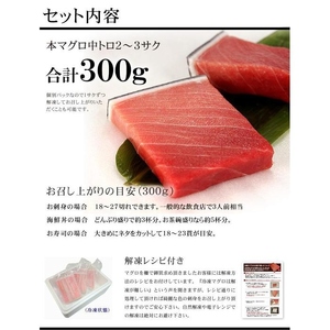 【定期便/計12回】本マグロ中トロ300g（計3.6kg）【DG005-t12】