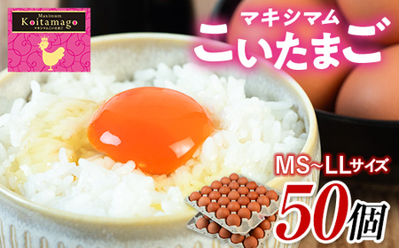 卵 マキシマムこいたまご 50個入り MS～LLサイズ 卵 F20C-275