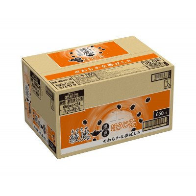 綾鷹黒豆ほうじ茶 650mlPET×24本