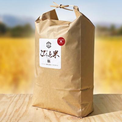ふるさと納税 北杜市 きわだつ大粒!【令和7年産】こぴっと米【極】白米・10kg　特別栽培米