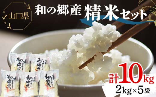 精米 和の郷産精米セット 2kg×5袋 計10kg 国産 米 精米 セット 小分け 備蓄 防災 贈り物 ギフト F6L-593