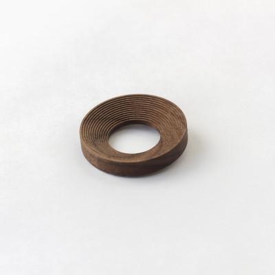 ふるさと納税 旭川市 旭川家具　cosine　STEPS ブローチ WA　ウォルナット_05784 |  | 01