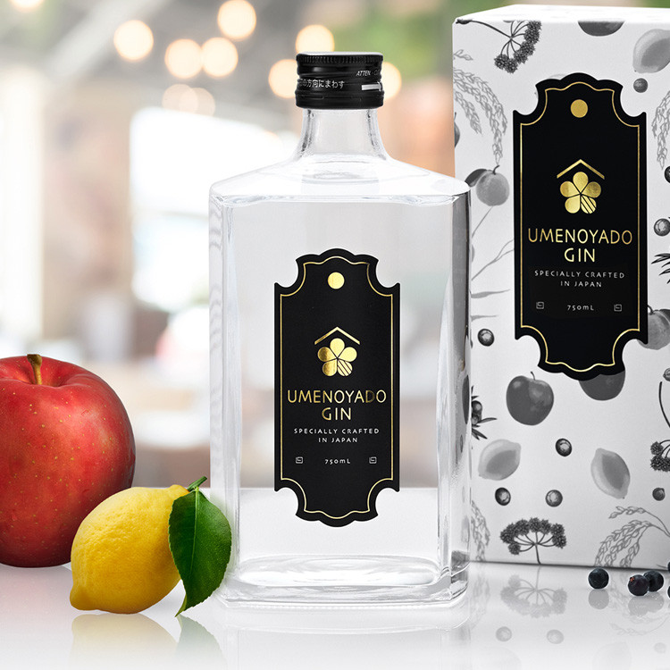 
            UMENOYADO GIN 750ml ／ 梅乃宿酒造 44度 ジン クラフトジン ジャパニーズジン お酒 スピリッツ 国産 ギフト お祝い プレゼント 奈良県 葛城市
          