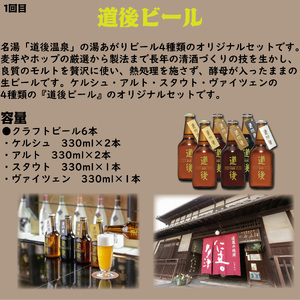 【全4回】松山クラフトビール 定期便 全22本 【MCB0012】