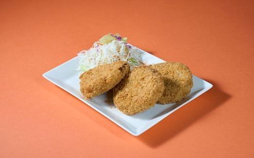 ドでか！茎わかめコロッケ（4袋セット 計12個）【宗像漁協】_HA1726