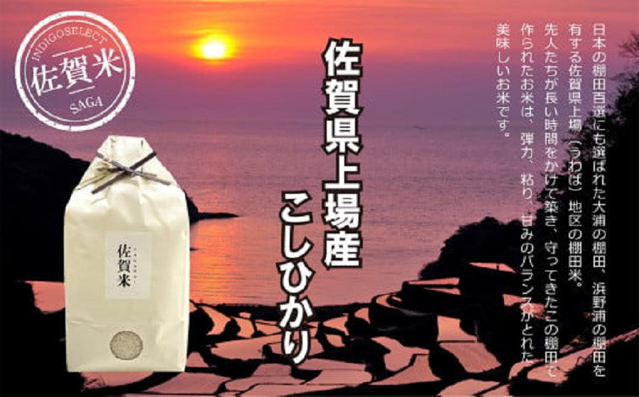 
            佐賀県上場産こしひかり4kg
          