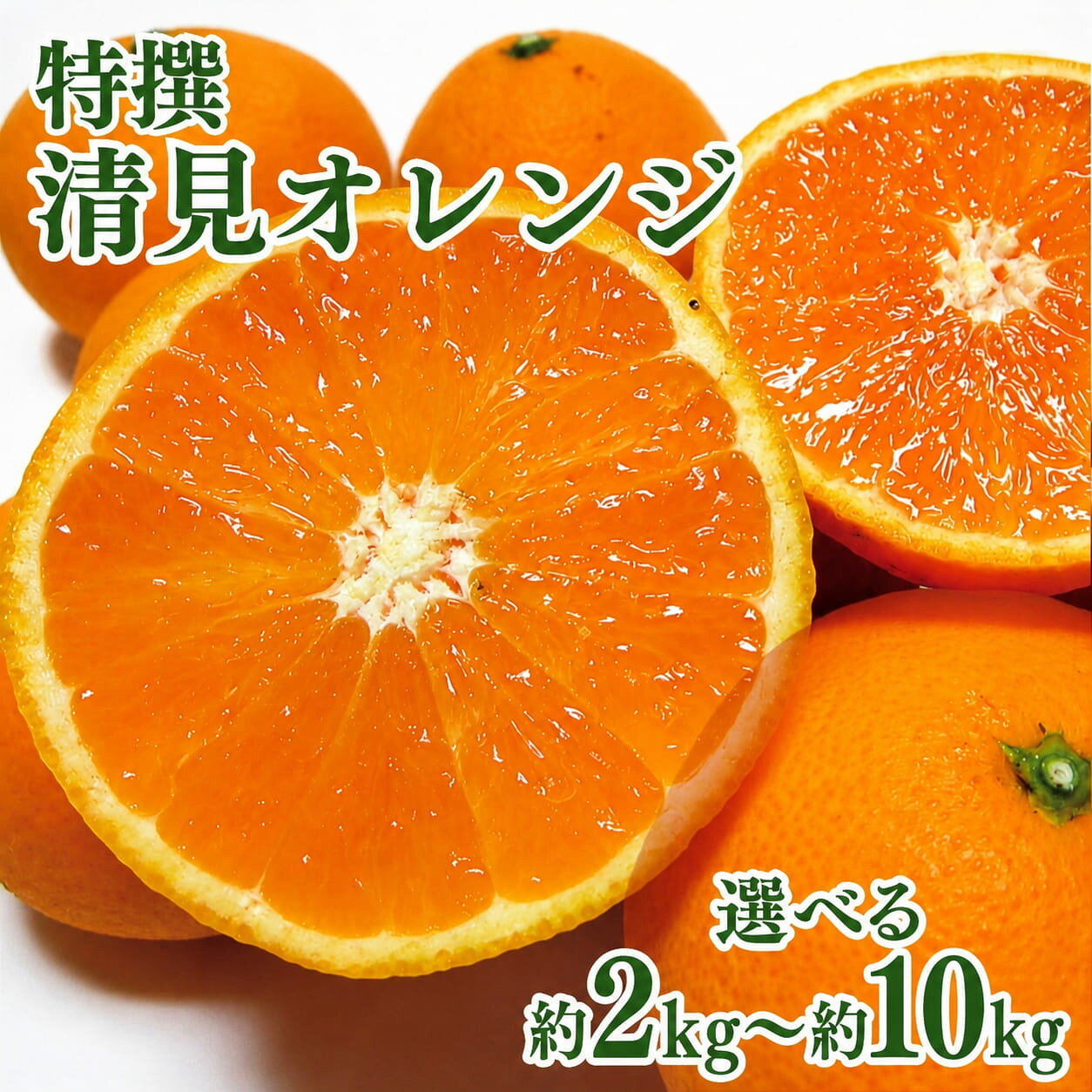 【ふるさと納税】【先行予約】【2027年2月下旬～5月上旬頃に順次発送予定】 特選 完熟 清見 オレンジ　【選べる容量】※北海道・沖縄・離島配送不可