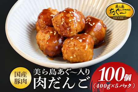 美ら島あぐー入り肉だんご　100個（400g×5P）