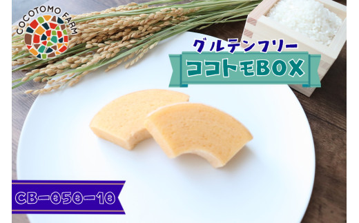 15-57_自家製生米粉100%のしっとりバウムクーヘンが人気　ココトモBOX　CB-050-10｜バウムクーヘン お米 米粉 ソフト 白米 セット 詰め合わせ スイーツ デザート ココトモ プチギフトバームクーヘン ヘルシー グルテンフリー愛知 尾張