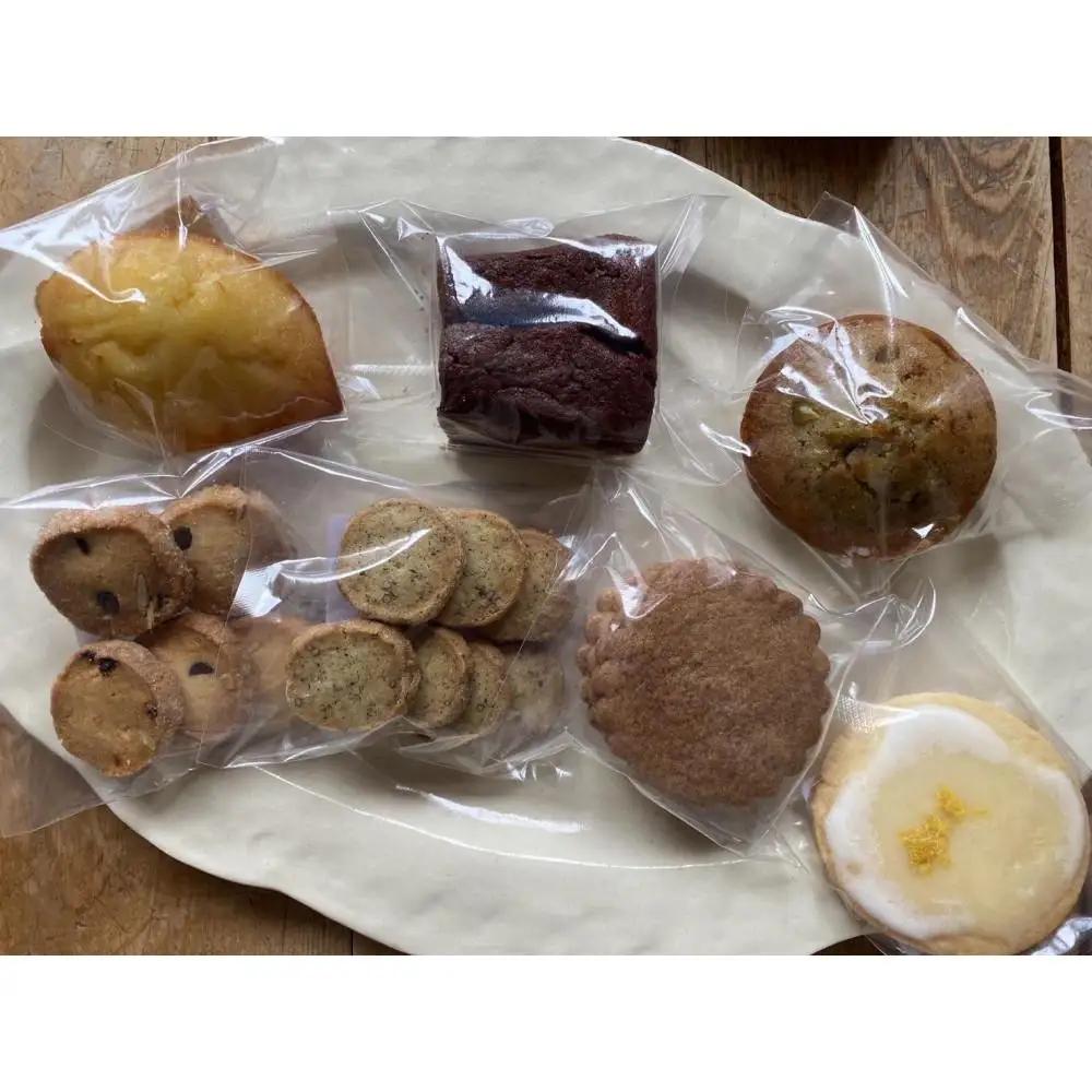 季節の素材を使った無添加焼き菓子詰め合わせセット【Sサイズ(ケーキ菓子3個・クッキー菓子4個)】