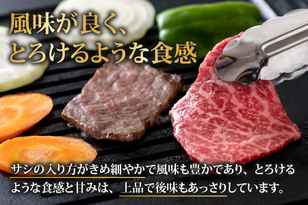 【福井のブランド牛肉】若狭牛モモ肉 焼肉用 540g(270g×2パック)【4等級以上】