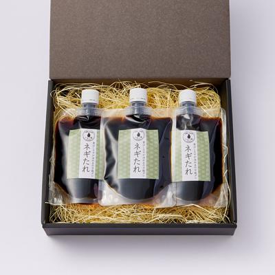 ふるさと納税 岬町 《3袋入り》万能調味料「ねぎタレ」便利なチューブパウチ　保存料・着色料無添加 |  | 01