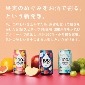 【定期便3回】100％カジューハイ白ブドウ 340ml × 72本 | ふるさと納税 缶ジューハイ 缶酎ハイ 白ブドウ3％ カロリー低い 喉越し 爽快 爽やか 洋酒 人気 酎ハイ サワー パーティー 
